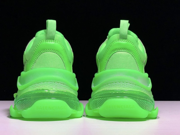 BLEN Triple S Neon Green Clear Sole 541624 W09OL 3801