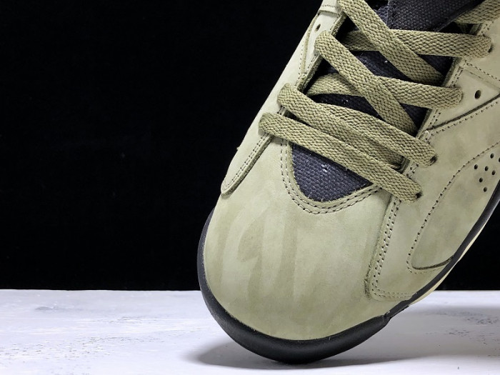 TRAVIS SCOTT AIR JORDAN 6 MEDIUM OLIVE CACTUS JACK CN1084-200