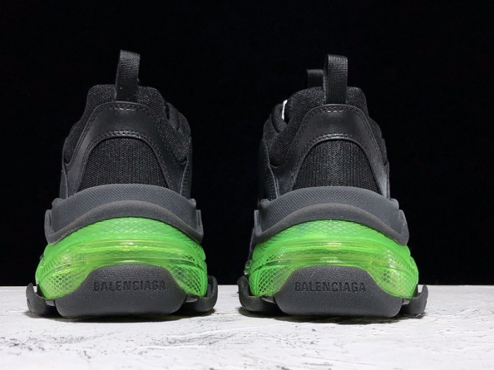 BLEN Triple S Clear Sole balck and green 541624 W09O1 3861