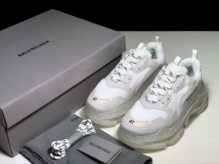 BLEN Triple S Clear Sole White 541624 W09E1 9000