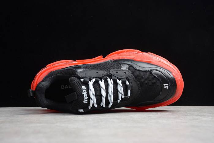 BLEN Triple S Clear Sole balck and red 541624 W09O1 3862