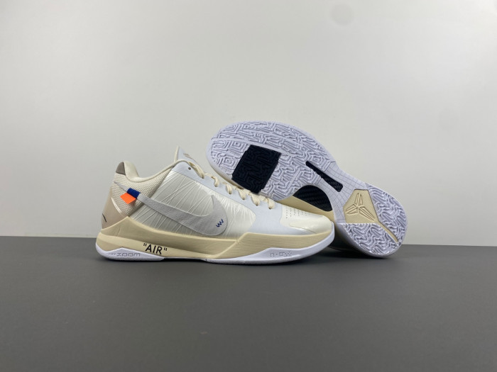 Nike Kobe 5 Protro Undefeated Rice White  DB4796-101