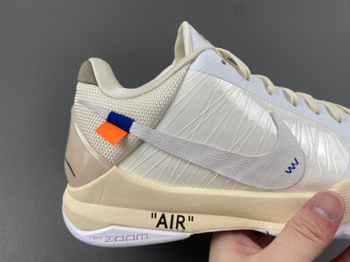 Nike Kobe 5 Protro Undefeated Rice White  DB4796-101