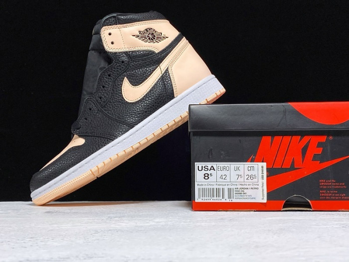 Jordan 1 Retro High Black Crimson Tint 555088-081