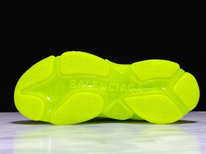 BLEN Triple S Neon fluo yellow Clear Sole 541624 W09OL 3809