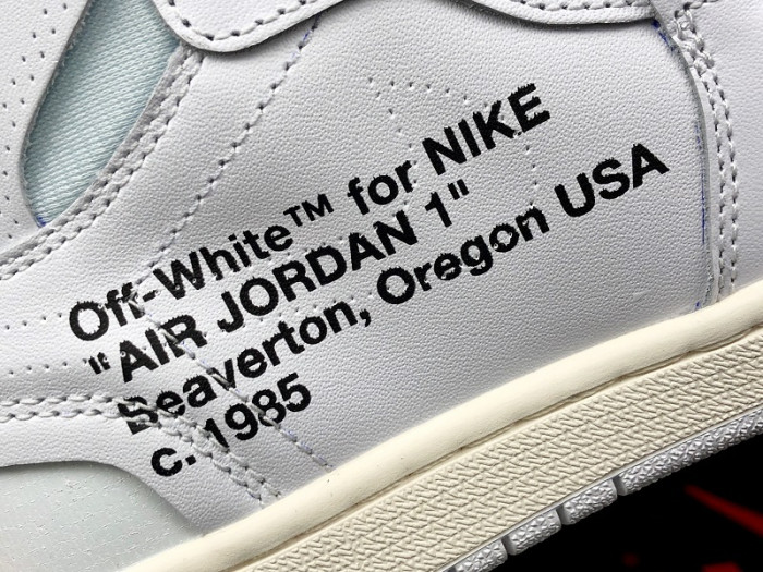 OH AIR JORDAN 1 RETRO HIGH WHITE AQ0818-100