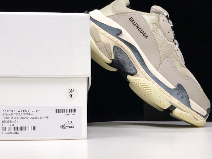 BLEN Triple S Beige 536737 W09O6 9787