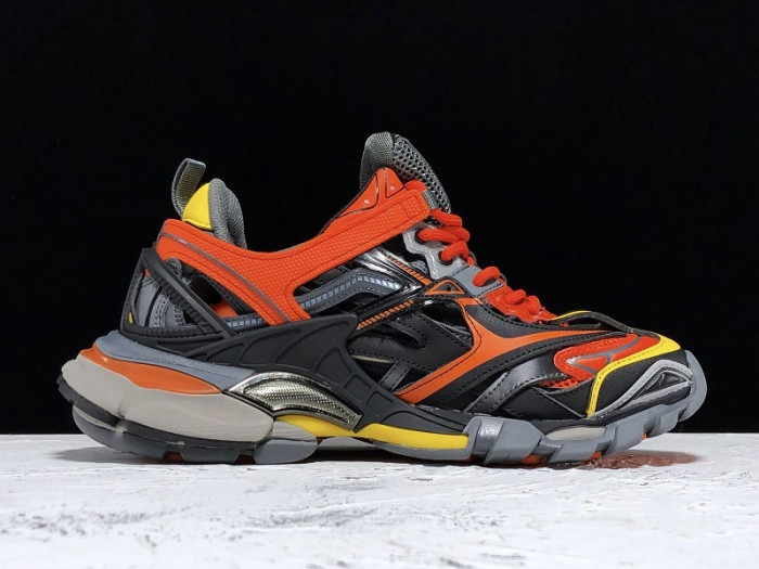 BLEN SNEAKER TESS.S.GOMMA 4.0 ORANGE BLACK 568614W2GN37560