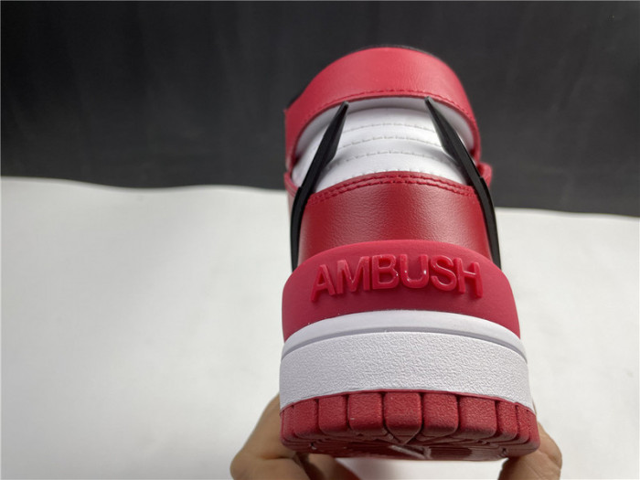 NIKE DUNK HIGH AMBUSH RED CU7544-102