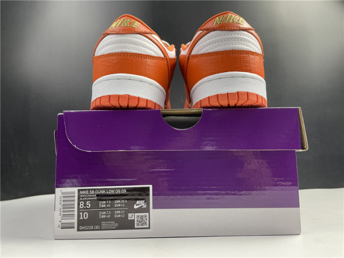 Nike SB Dunk Low White tangerine DH3228-181