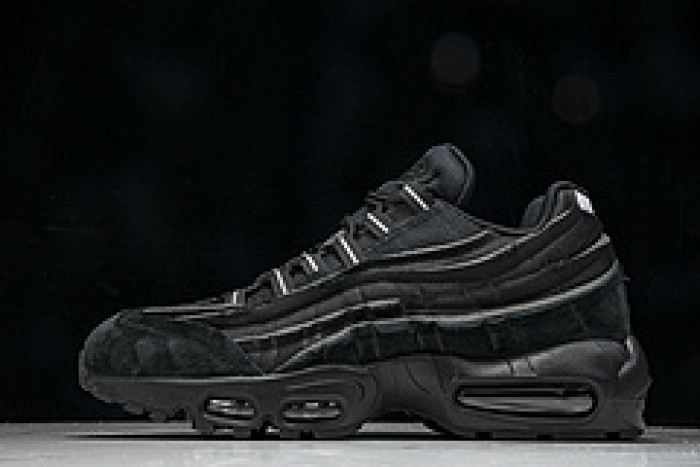 NK Air Max 95 Comme Des Garcons Black Grey CDG CU8406 001
