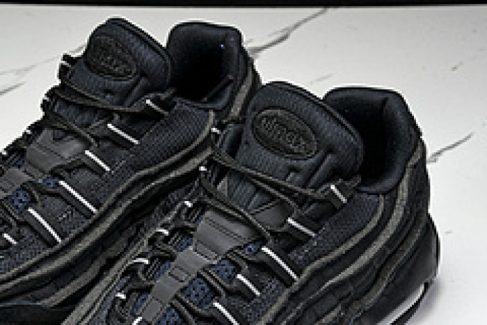 NK Air Max 95 Comme Des Garcons Black Grey CDG CU8406 001