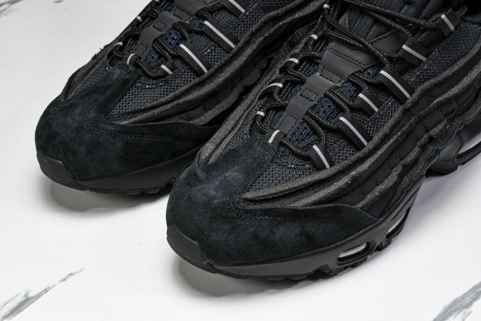 NK Air Max 95 Comme Des Garcons Black Grey CDG CU8406 001