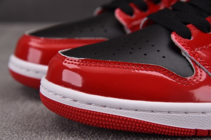 Air Jordan 1 Low SE Patent Varsity Red Black HV4089-006