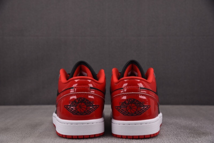 Air Jordan 1 Low SE Patent Varsity Red Black HV4089-006
