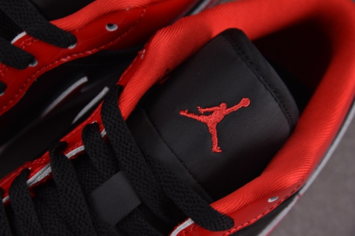Air Jordan 1 Low SE Patent Varsity Red Black HV4089-006