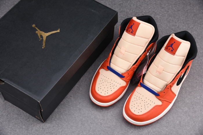 Jordan 1 Mid Team Orange Black-852542-800