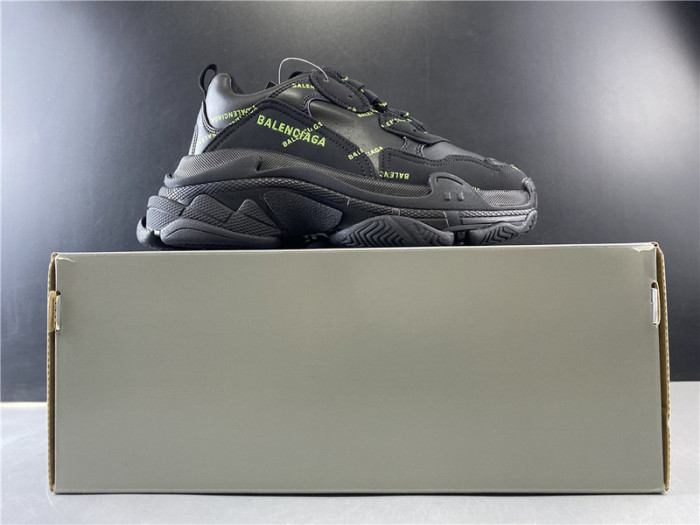 blen triple s black and green Ba*len*cia*ga letter 541624 w09ol 3801020