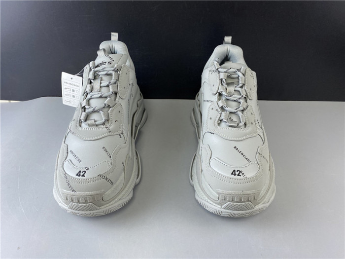 blen triple s grey Ba*len*cia*ga letter 541624 w09ol 38010