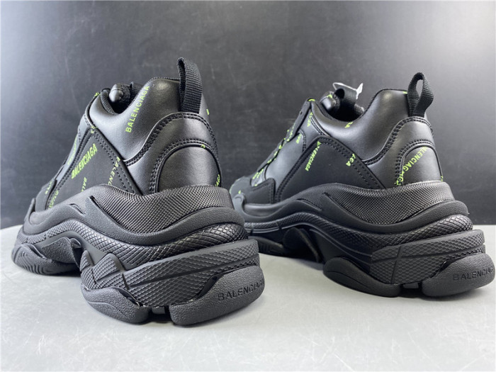 blen triple s black and green Ba*len*cia*ga letter 541624 w09ol 3801020