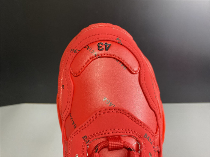 blen triple s red Ba*len*cia*ga letter 541624 w09ol 380
