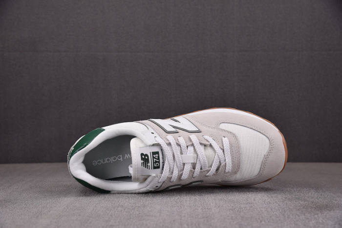 New Balance 574 White Green Gum ML574TD2
