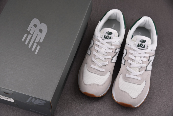 New Balance 574 White Green Gum ML574TD2