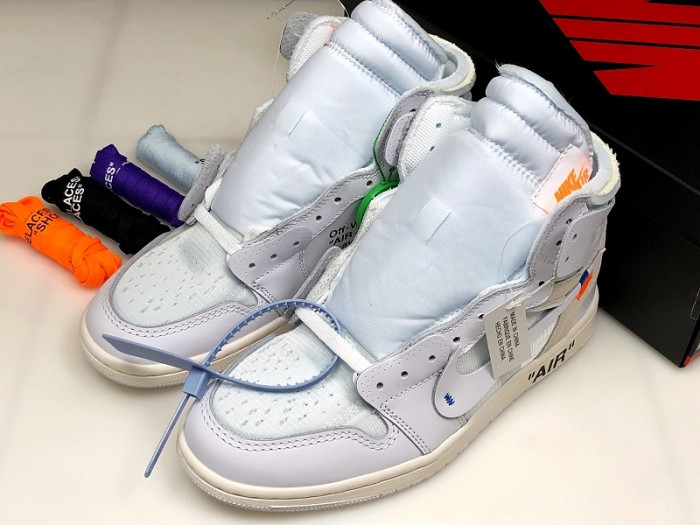 OH AIR JORDAN 1 RETRO HIGH WHITE AQ0818-100