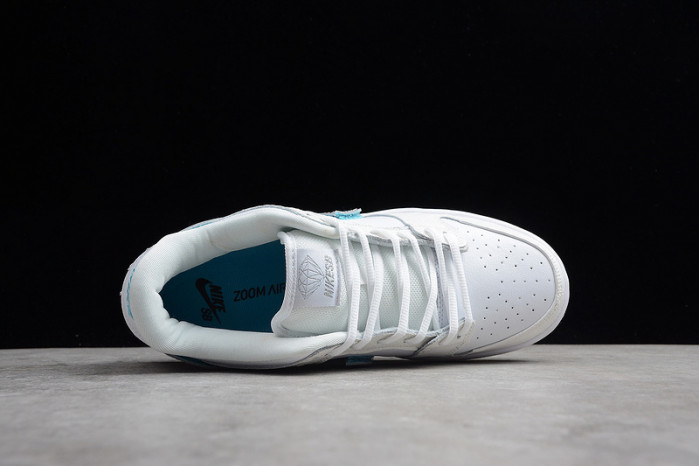nike sb dunk low diamond S*pply co white diamond bv1310-100