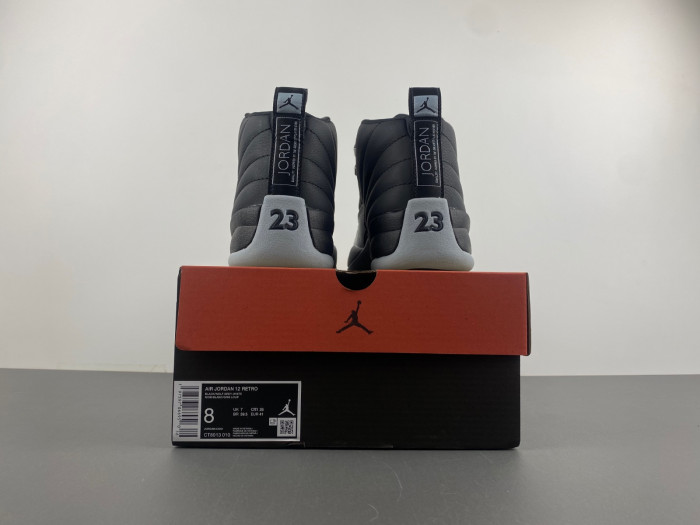 AIR JORDAN 12 “BLACK/WOLF GREY” RELEASES SEPTEMBER CT8013-010