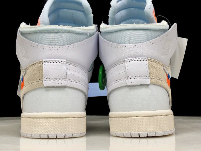 OH AIR JORDAN 1 RETRO HIGH WHITE AQ0818-100