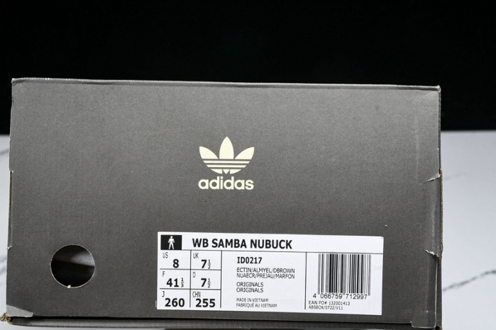Wales Bonner x AD Originals Samba Nubuck ID0217