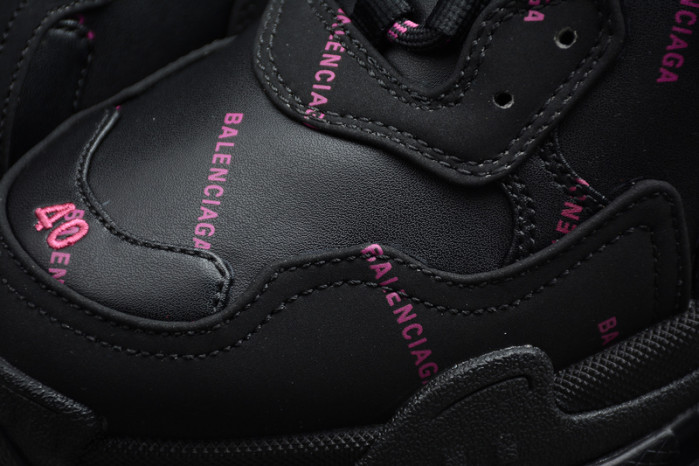 best Ba*len*cia*ga triple s black puink 524039 w2fa1 7635 shoes